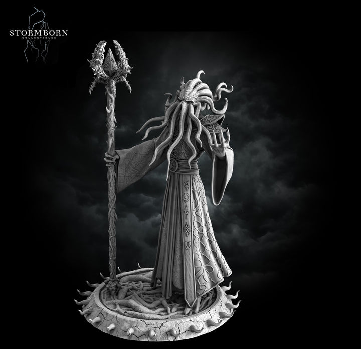 Mind Flayer, Illithid Overseer mini | 28mm,32mm,54mm,75mm,100mm Scales | Dungeons &amp; Dragons | Pathfinder DnD 5e | Mindflayers | Mindflayer