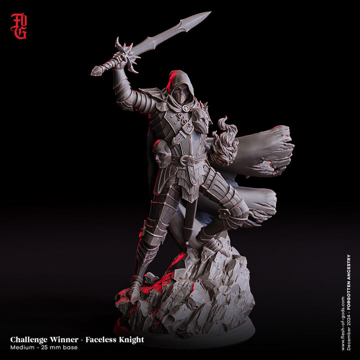 Fighter Eldritch Knight, Rogue Arcane Trickster PC / NPC | 28mm,32mm,54mm75mm,100mm Scales | D&amp;D 5e Pathfinder Figurine | Flesh of Gods
