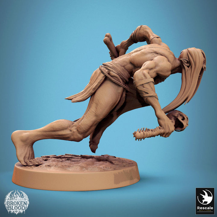 Ghoul Ghasts Undead Monster | Unpainted miniature DnD | 28mm, 32mm, 54mm, 75mm,100mm | Pathfinder | Rescale Miniatures