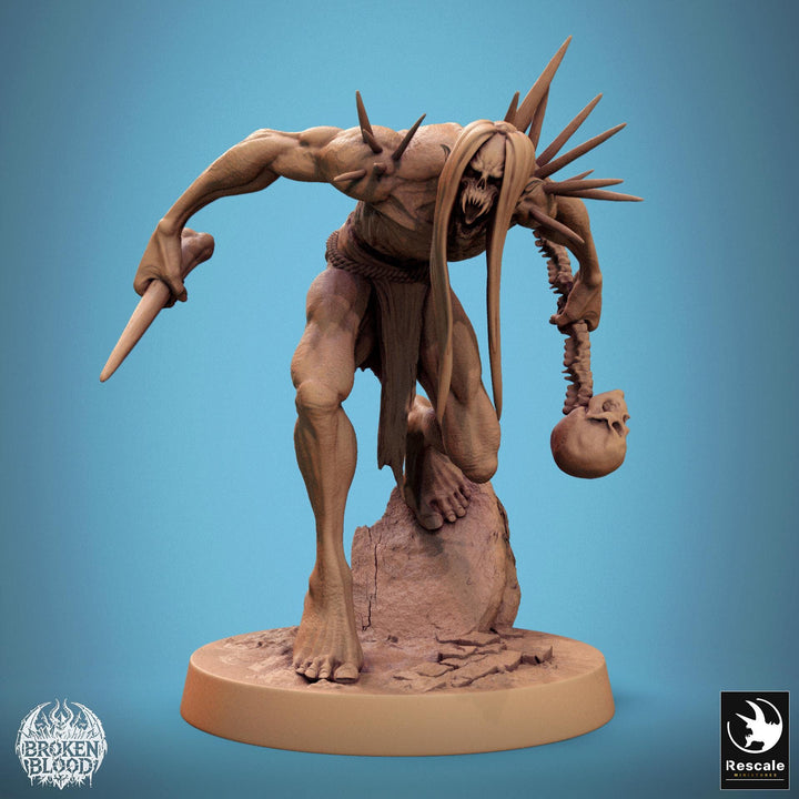 Ghoul Ghasts Undead Monster | Unpainted miniature DnD | 28mm, 32mm, 54mm, 75mm,100mm | Pathfinder | Rescale Miniatures