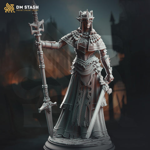 Female Paladin, Fighter Battlemaster, Cleric D&D 5e Mini | 28mm, 32mm,54mm,75mm,100mm Scales | Dungeons and Dragons Pathfinder | DM Stash