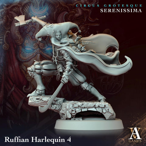 Rogue Phantom, Assassin, Swashbuckler | 28mm,32mm,54mm,75mm,100mm Scale | Dungeons and Dragons Miniature Figurine D&D 5e | Archvillain Games