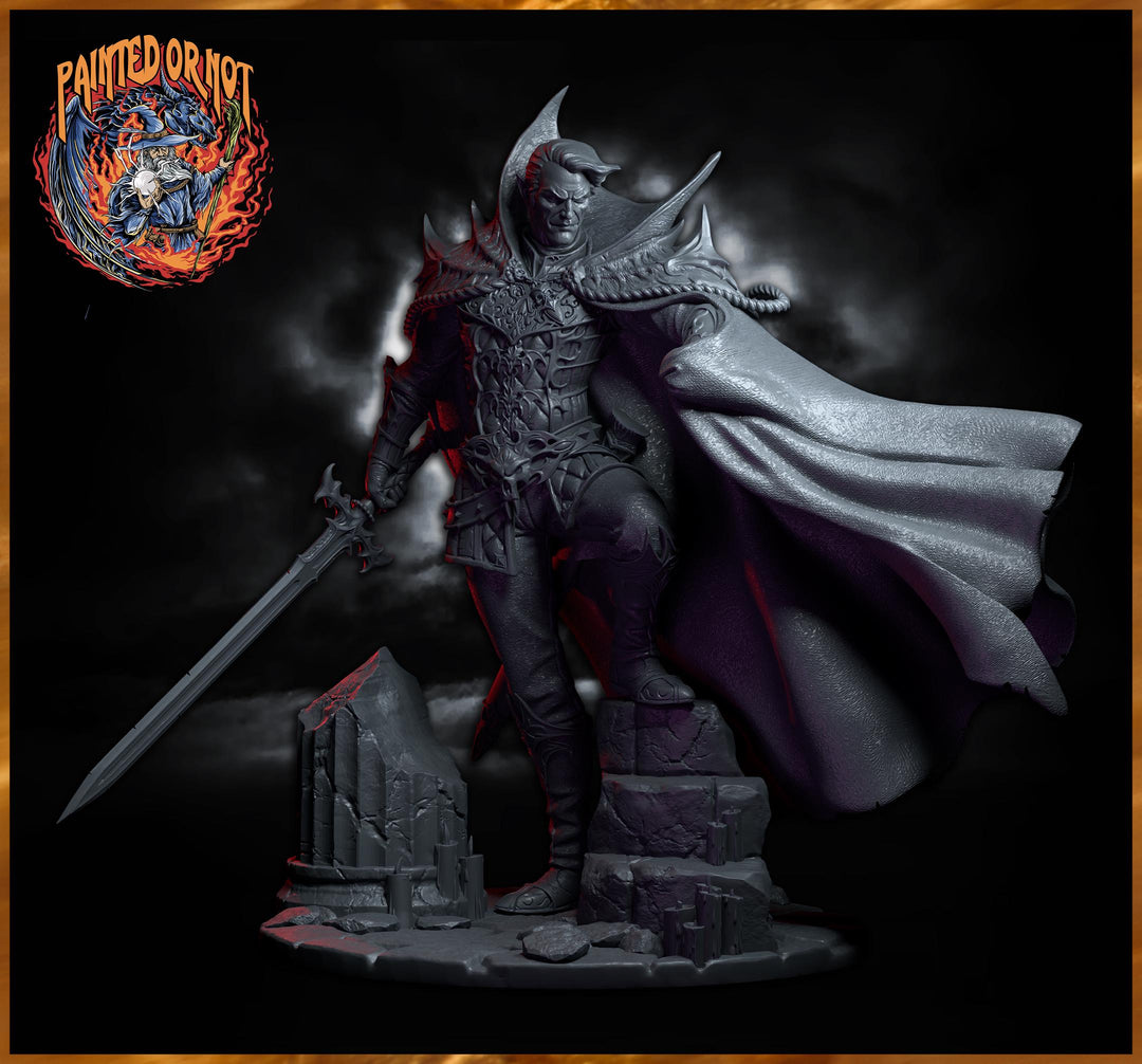 Vampire Lord Miniature | Undead Noble | Resin RPG Figure