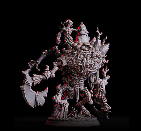 Flesh Golem Abomination Pestilence Demon (3 sizes) | 194mm Tall | Large, Huge, Gargantuan D&D scale | Daemon Mini | Wargames |