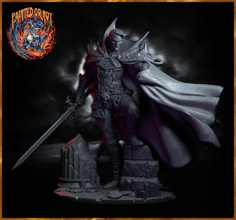 DIgital STL | Vampire Lord Strahd, Paintedornot Original Design | 28mm,32mm,54mm, 75mm,100mm Scale | Undead D&D 5e Mini | Pathfinder