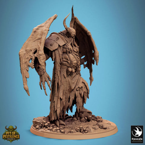 Demon Prince, Flesh Golem Abomination Pestilence (4 sizes) | 110mm Tall Proxy size | Large, Huge, Gargantuan D&D scale | Daemon Wargames |