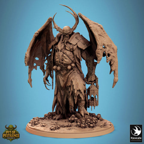 Demon Prince, Flesh Golem Abomination Pestilence (4 sizes) | 110mm Tall Proxy size | Large, Huge, Gargantuan D&D scale | Daemon Wargames |