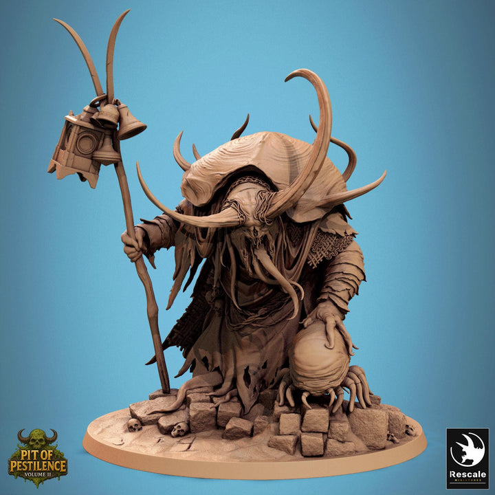 Demon Prince, Flesh Golem Bringer of Pestilence (4 sizes) | 130mm Base Proxy size | Large, Huge, Gargantuan D&amp;D scale | Daemon Wargames |