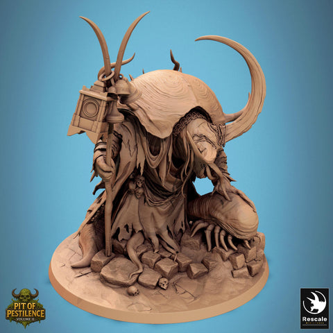Demon Prince, Flesh Golem Bringer of Pestilence (4 sizes) | 130mm Base Proxy size | Large, Huge, Gargantuan D&D scale | Daemon Wargames |