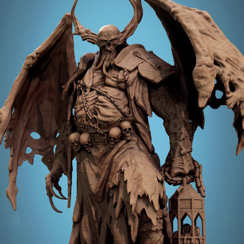 Demon Prince, Flesh Golem Abomination Pestilence (4 sizes) | 110mm Tall Proxy size | Large, Huge, Gargantuan D&D scale | Daemon Wargames |
