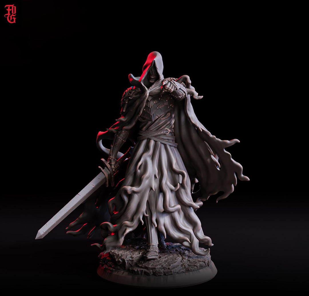 Wraith Undead, Demon Fiend, Resin Miniature | 28mm, 32mm,54mm, 75mm,100mm Scale | Dungeons and Dragons D&amp;D 5e Pathfinder | Flesh of Gods