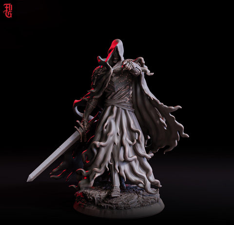 Wraith Undead, Demon Fiend, Resin Miniature | 28mm, 32mm,54mm, 75mm,100mm Scale | Dungeons and Dragons D&D 5e Pathfinder | Flesh of Gods