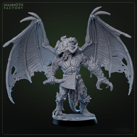 Dragonborn Paladin, Ranger, Fighter, Wings Sword | 28mm,32mm,54mm, 75mm, 100mm Scale Resin Miniature | Dungeons & Dragons DnD 5e Pathfinder