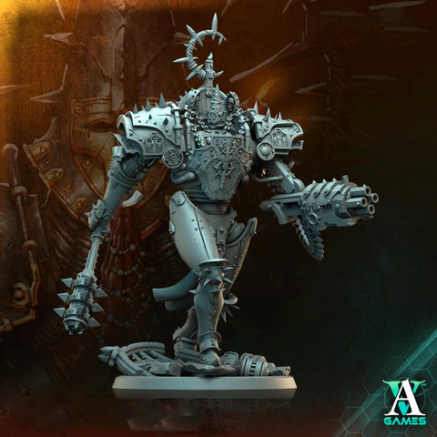 Sci-Fi Heavy Hallowed Sisters Engine Miniature | 32mm, 40mm, 50mm, 65mm 80mm BASE SIZES | Resin Unpainted | Sci-fi Archvillain Games