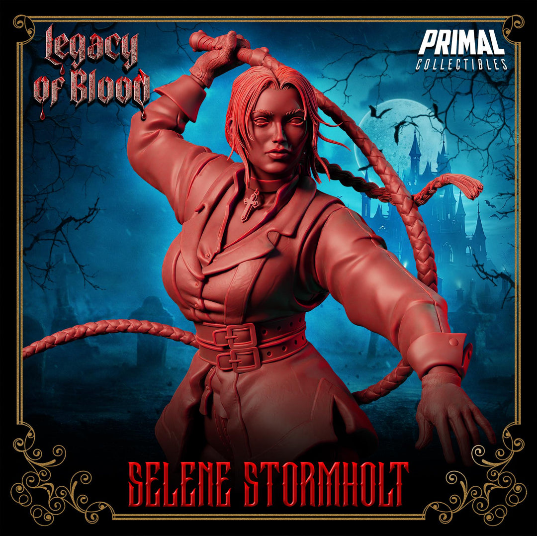 Human Female Fighter, Ranger, Monster Hunter PC NPC Miniature | 28mm,32mm,54mm,75mm,100mm Scales | Dungeons and Dragons | Pathfinder |