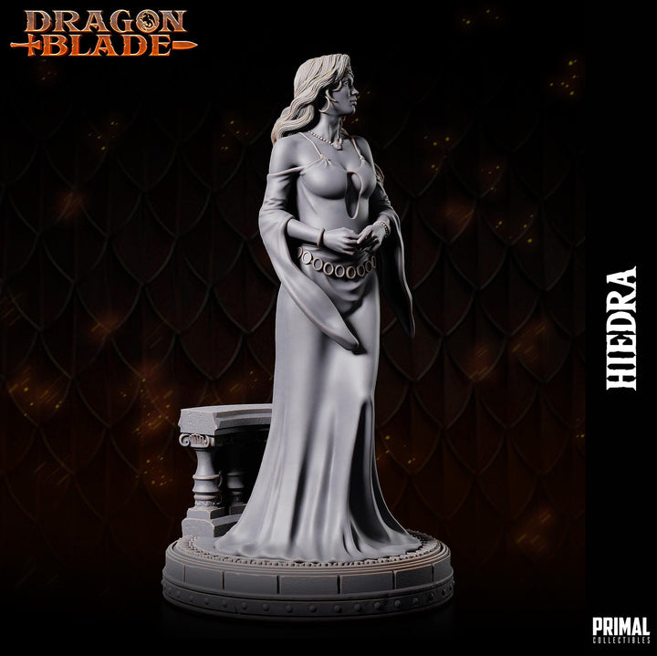 Human Female Sorcerer Mystic Wizard PC NPC Miniature | 28mm,32mm,54mm,75mm,100mm Scales | Dungeons and Dragons | Pathfinder |