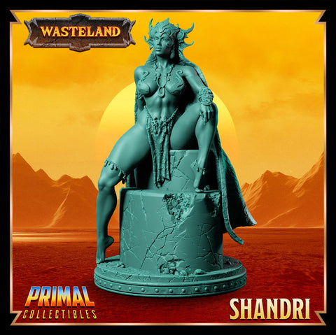 Human Female Sorcerer Queen, Wizard, Warlock PC NPC Unpainted Mini | 28mm,32mm,54mm,75mm,100mm Scales | Dungeons and Dragons | Pathfinder |