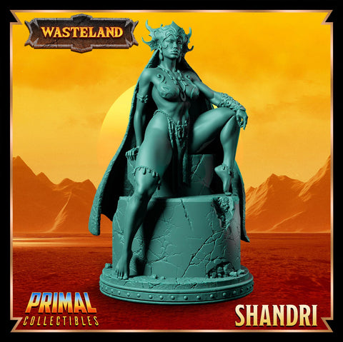 Human Female Sorcerer Queen, Wizard, Warlock PC NPC Unpainted Mini | 28mm,32mm,54mm,75mm,100mm Scales | Dungeons and Dragons | Pathfinder |