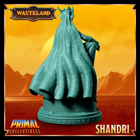 Human Female Sorcerer Queen, Wizard, Warlock PC NPC Unpainted Mini | 28mm,32mm,54mm,75mm,100mm Scales | Dungeons and Dragons | Pathfinder |