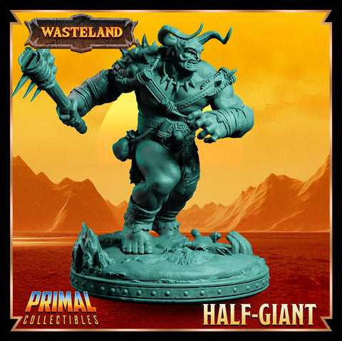Barbarian Fighter Goliath Greatclub | 28mm, 32mm, 54mm, 75mm, 100mm Scales | Dungeons and Dragons | Pathfinder |