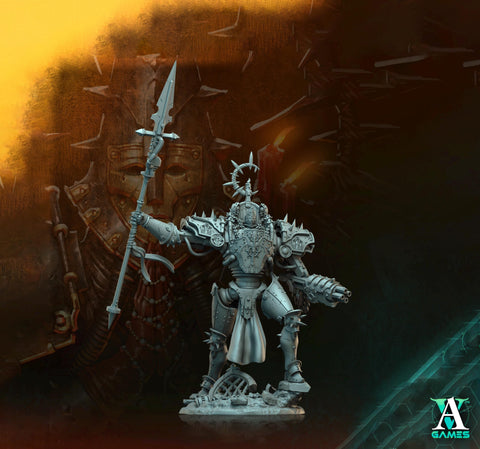 Sci-Fi Heavy Hallowed Sisters Engine Miniature | 32mm, 40mm, 50mm, 65mm 80mm BASE SIZES | Resin Unpainted | Sci-fi Archvillain Games