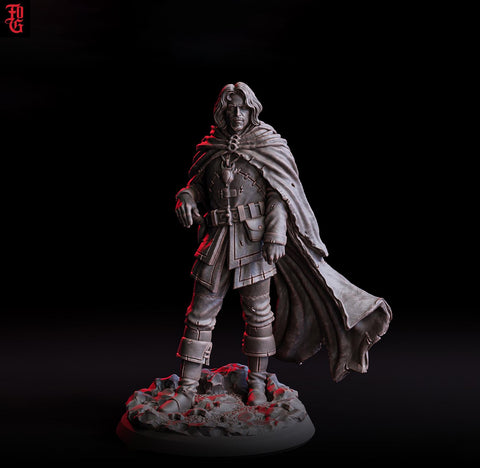 Ranger, Fighter, Paladin PC / NPC | 28mm, 32mm,54mm75mm,100mm Scales | Mini D&D 5e Pathfinder Figurine |Dungeons and Dragons Flesh of Gods