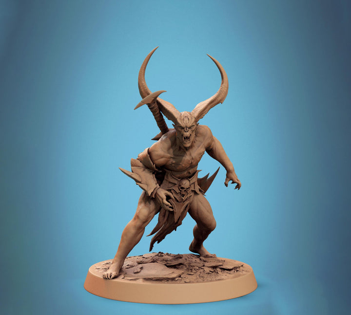 Chaos Fiend Demon, Daemon, Devils, Eldritch Horror, DnD Unpainted Miniature| 28mm proxy size,32mm ,54mm,75mm,100mm Scales Dungeons &amp; Dragons