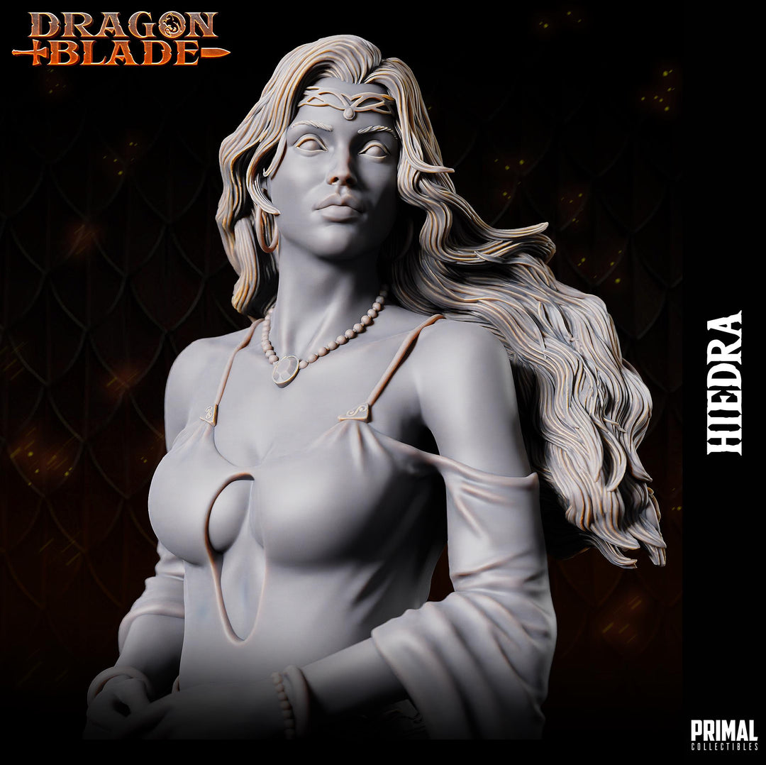Human Female Sorcerer Mystic Wizard PC NPC Miniature | 28mm,32mm,54mm,75mm,100mm Scales | Dungeons and Dragons | Pathfinder |