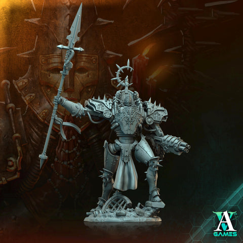 Sci-Fi Heavy Hallowed Sisters Engine Miniature | 32mm, 40mm, 50mm, 65mm 80mm BASE SIZES | Resin Unpainted | Sci-fi Archvillain Games