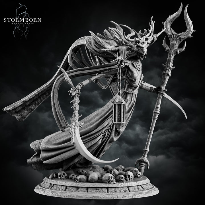 Undead Banshee Queen, Wraith Unpainted | 28mm, 32mm,54mm, 75mm ,100mm Scale Resin Miniature | Dungeons and Dragons 5e | Pathfinder