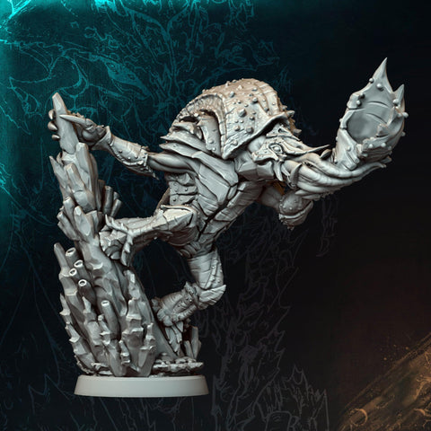 Chuul, Crustacean, Sea monster Unpainted | 3 Sizes/Scales | Dungeons & Dragons figure | Pathfinder