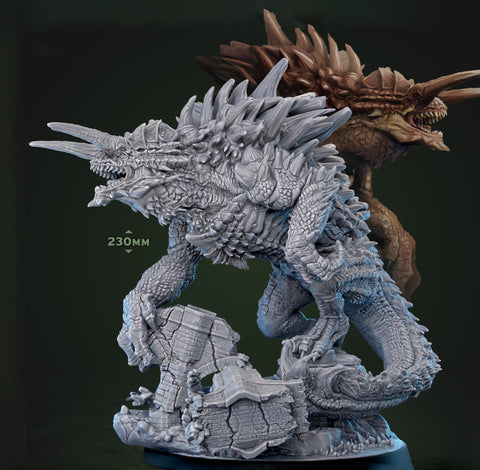 Gargantuan Tarrasque | Unpainted 4 (sizes) D&D 5e Pathfinder | 230mm Tall, 150mm Base