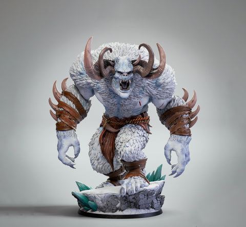 Abominable Yeti, Standard Yeti | Unpainted 4 Sizes /Scales | Fantasy Tabletop Mini -D&D 5e Pathfinder