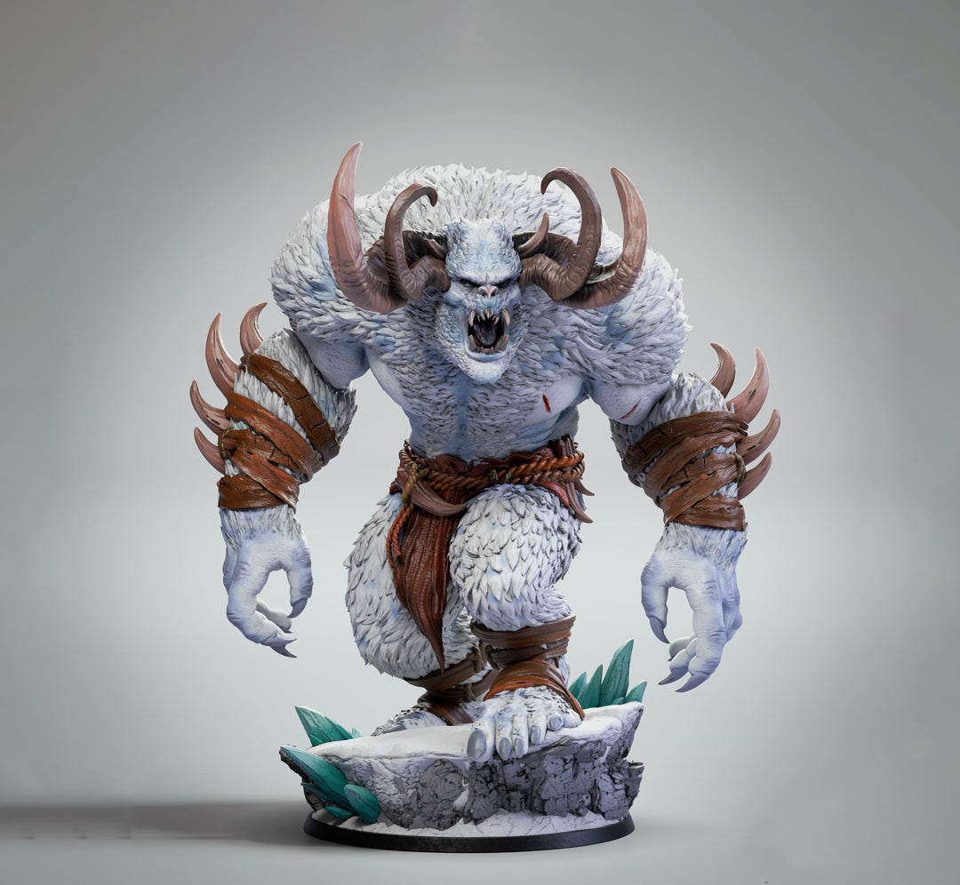 Abominable Yeti, Standard Yeti | Unpainted 4 Sizes /Scales | Fantasy Tabletop Mini -D&D 5e Pathfinder