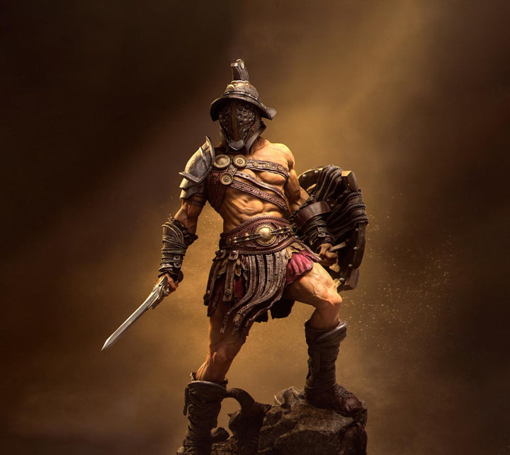 Human Male Fighter Gladiator Battle Master PC /NPC UNPAINTED D&amp;D| 5 Sizes/Scales