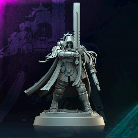 Sci-Fi Miniature Soldier Army Veteran | 5 Sizes /Scales | Resin Mini | Morior Shocktrooper TPG