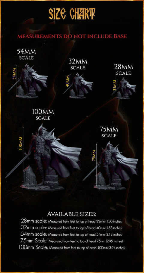 Human Artificer Dark Cloak Alchemist PC/ NPC Mini | 5 Sizes /Scale | Dungeons and Dragons