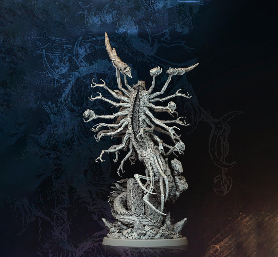 Eldritch Horror, Gibbering Mouther, Unpainted Mini | Large & Huge sizes | DnD 5e Pathfinder