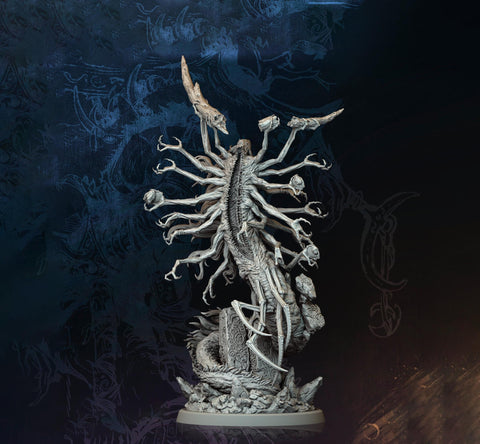 Eldritch Horror, Gibbering Mouther, Unpainted Mini | Large & Huge sizes | DnD 5e Pathfinder