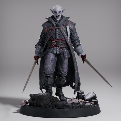 Vampire Lord, Nosferatu Vampire | Miniature UNPAINTED 5 Sizes Scale | Undead Dungeons & Dragons 5e | Pathfinder