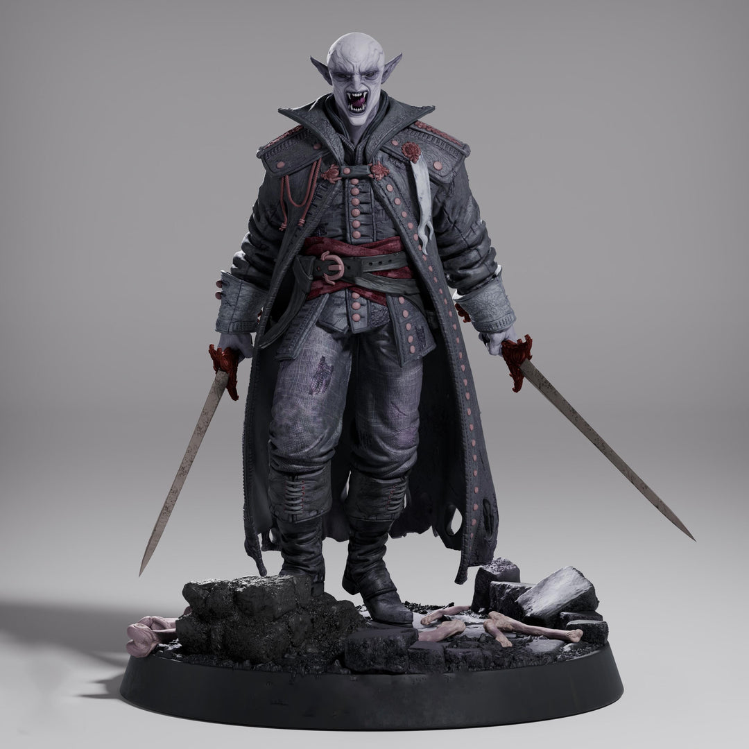 Vampire Lord, Nosferatu Vampire | Miniature UNPAINTED 5 Sizes Scale | Undead Dungeons &amp; Dragons 5e | Pathfinder