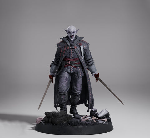 Vampire Lord, Nosferatu Vampire | Miniature UNPAINTED 5 Sizes Scale | Undead Dungeons & Dragons 5e | Pathfinder
