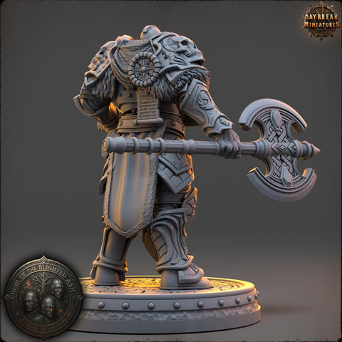 Oathbreaker Paladin Cleric, PC /NPC Unpainted | 5 Sizes /Scales | Dungeons & Dragons | Pathfinder
