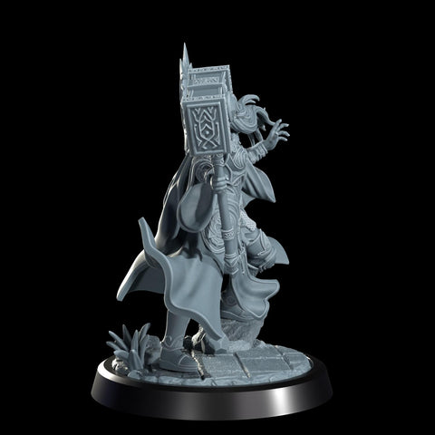 Female Cleric Light Domain, Paladin Miniature | 5 Sizes /Scales | Dungeons and Dragons Pathfinder