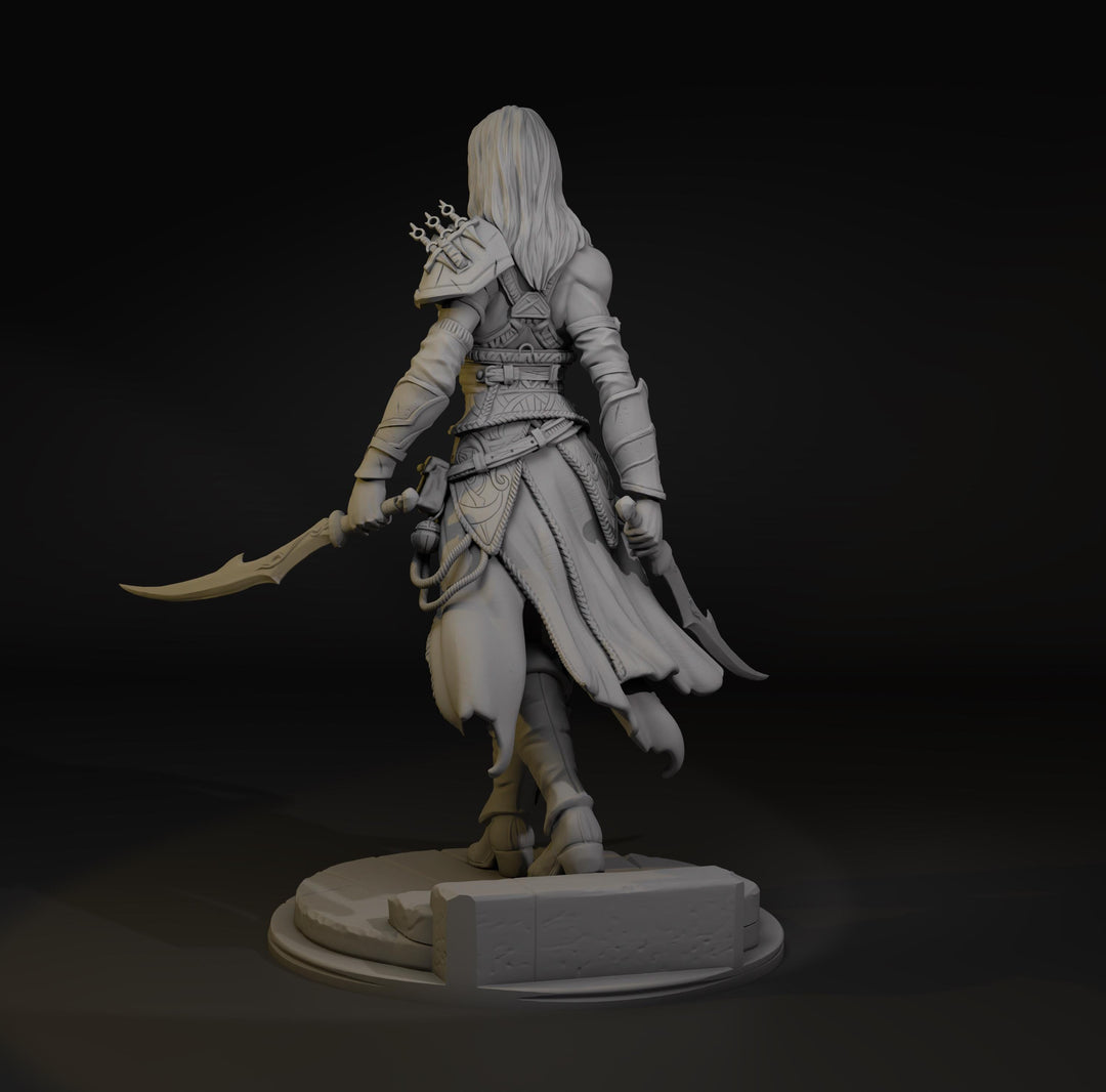 Assassin Miniature STL | Zylah Rogue | Digital Download
