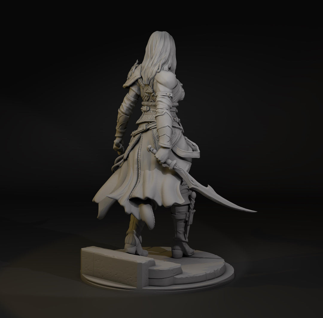 Assassin Miniature STL | Zylah Rogue | Digital Download