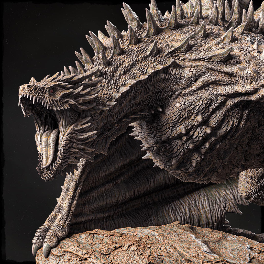 Elder Wyvern (4 sizes) D&amp;D 5e Unpainted Miniature | 250mm Long, 280mm Wing Span | Resin Dragon Statue