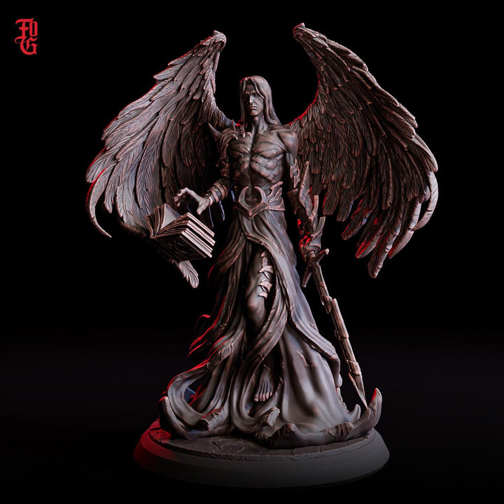 Celestial Angel Commander | 28mm,32mm,54mm,75mm,100mm Scale Resin | Unpainted Miniature| D&amp;D
