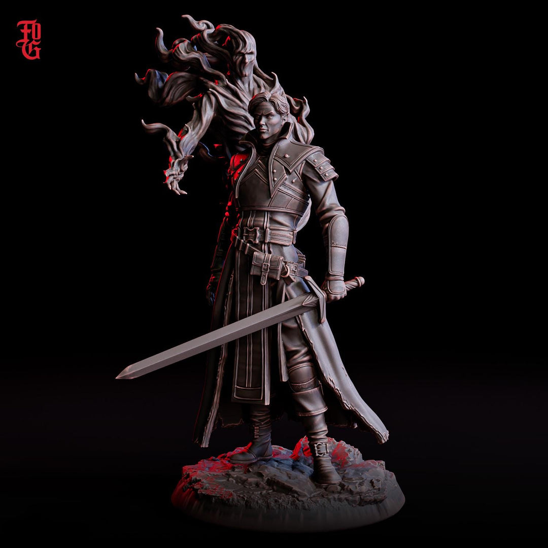 Echo Rogue Shadow Assassin PC / NPC | 5 Sizes /Scales | Mini -D&amp;D Pathfinder Figurine