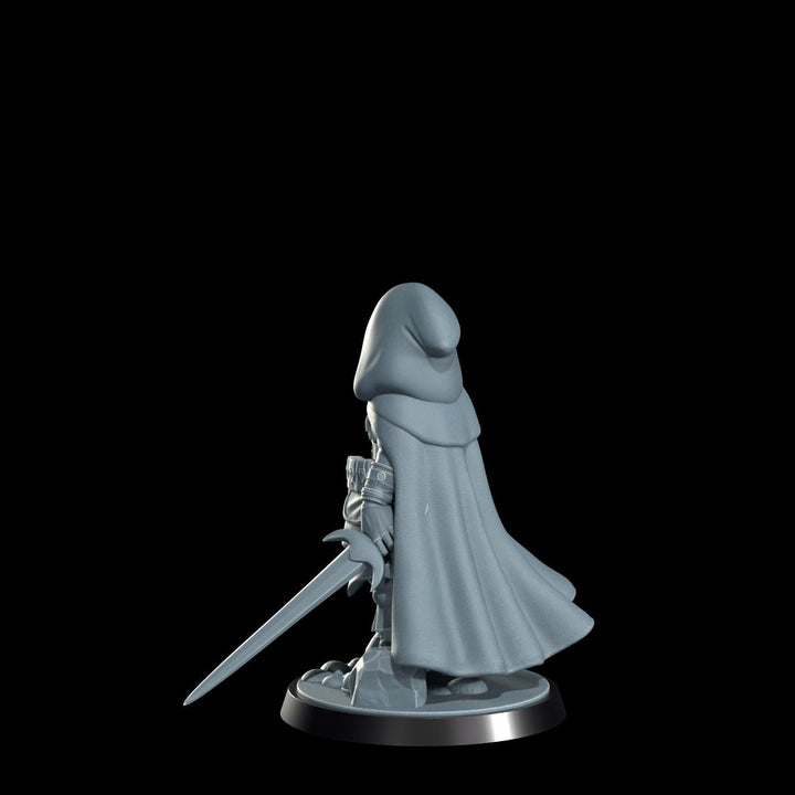 Female Halfling Rogue, Gnome Thief PC NPC | Resin Miniature | Dungeons &amp; Dragons | 5 Sizes /Scales